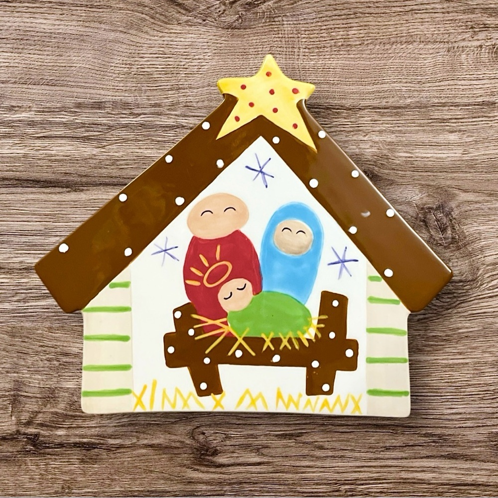 HTF Coton Colors Christmas Happy Everything Nativity Large Attachment
